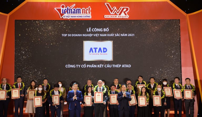 ATAD继续在越南最大企业500强和越南最佳企业50强中上榜